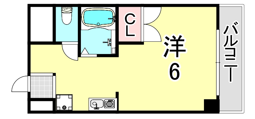 エンデバー武庫之荘の間取り