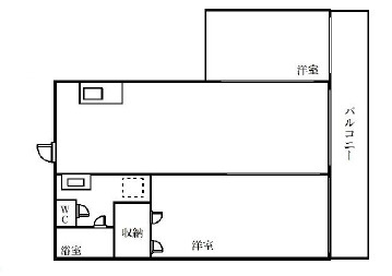 第三難波マンションの間取り