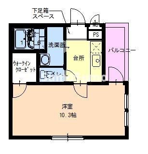 フジパレス立花町Ⅱ番館の間取り