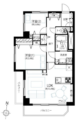 【間取り】 | 新宿サマリヤマンション