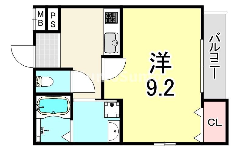 フジパレス立花駅南Ⅰ番館の間取り