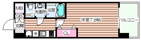 【間取り】 | Luxe新大阪Ⅱ