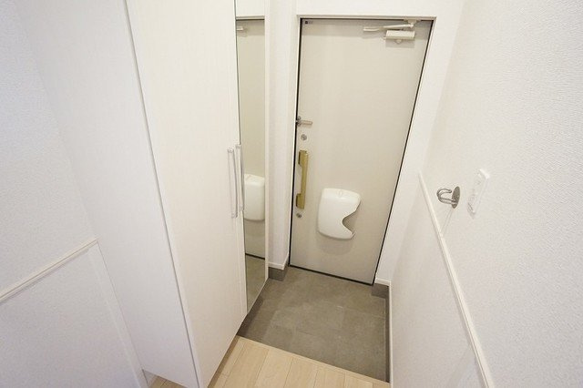 【玄関】 | プロスペリティ岡垣Ⅰ | シンプルで使いやすい玄関です