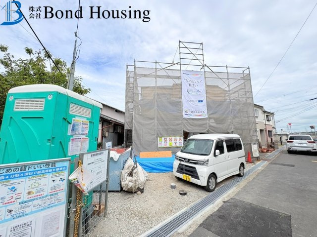 「LDK20帖」「庭あり」　持子5期　限定1棟の前面道路含む現地写真