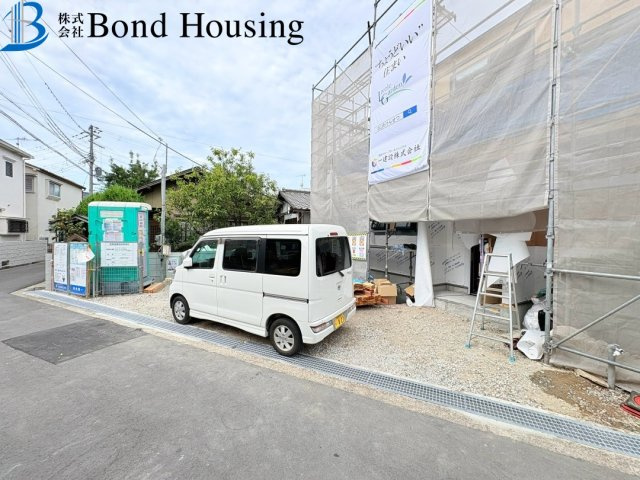 「LDK20帖」「庭あり」　持子5期　限定1棟の前面道路含む現地写真