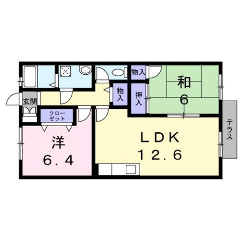アルティエメスティエリの間取り