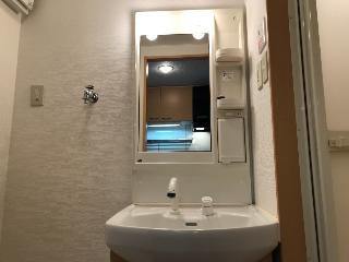 メゾンエルシオンの洗面所|洗髪洗面化粧台
