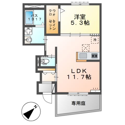 イデアル・ボヌールの間取り