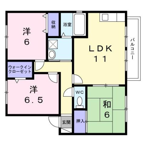 マイルストーンズの間取り