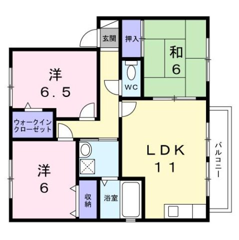 マイルストーンズの間取り