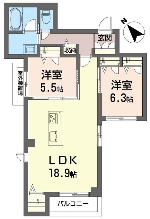 グリーンステージ船橋の間取り