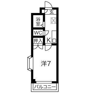 プリミア篠目　　刈谷市近郊の賃貸はクラスホームの間取り
