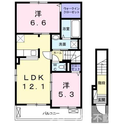 メゾングレースＦの間取り