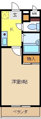 リヴェール牧の間取り