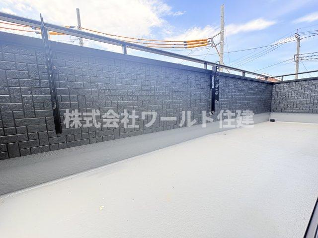 入間市下藤沢24期のバルコニー