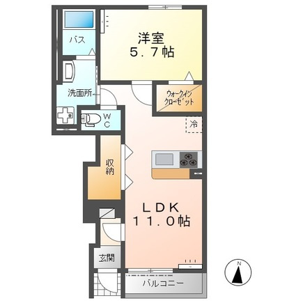 ソレアードの間取り|間取図