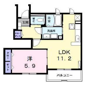 【間取り】 | トロワ　ブリランⅠ