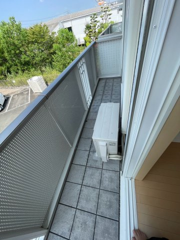 アルページュB棟のバルコニー