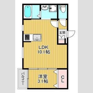 ヴィクトリアレジデンス高砂の間取り