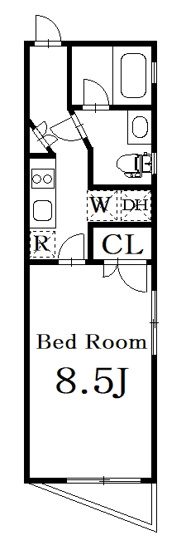 【間取り】 | VERT COURT OGIKUBO EAST