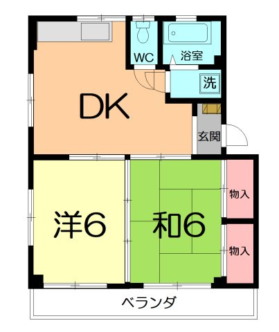 【間取り】 | 宮原スカイハイツ