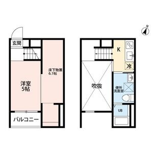 【間取り】 | Ciel　Bleu　九重(シエルブルーココノエ