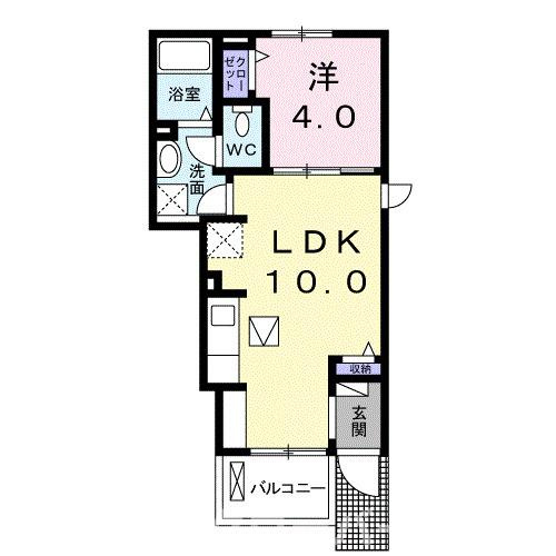セレナーデＡの間取り