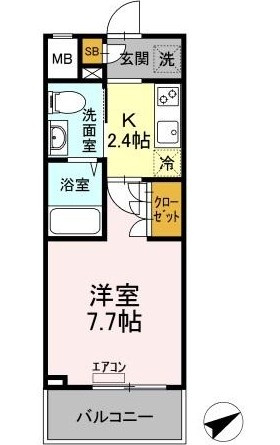 イーストサイドレジデンスの間取り