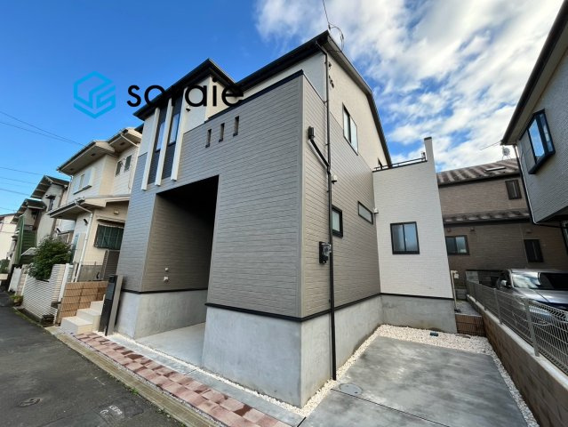 川越市霞ケ関北3丁目5期　全1棟　新築戸建の外観|9/17　撮影