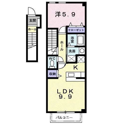 サンリット　アヴェニューの間取り