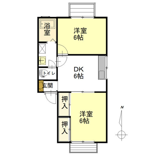 【間取り】 | メゾン久遠Ⅱ