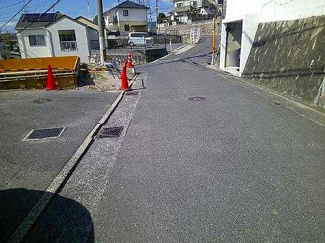 【前面道路含む現地写真】 | 安芸郡府中町城ケ丘