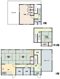 【間取り】 | 呉市焼山此原町　此ノ原