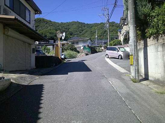 【前面道路含む現地写真】 | 広島市安芸区畑賀１丁目　土地