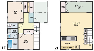 【間取り】 | 広島市安芸区中野東６丁目