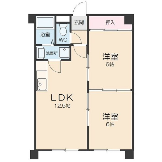 【間取り】 | オオタかなれ川ハイツ