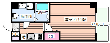 【間取り】 | ウインズコート西梅田Ⅱ