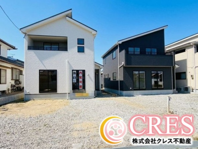 【外観】 | ☆☆☆新築住宅　いわき小名浜大原12期T　全３棟！！残２棟！！オール電化♪ご案内随時受付中です♪ | ※現地です！！建築中です
洗練された外壁デザインは、住まいを魅力的に魅せるだけではなく、断熱性や耐震性にもこだわります！