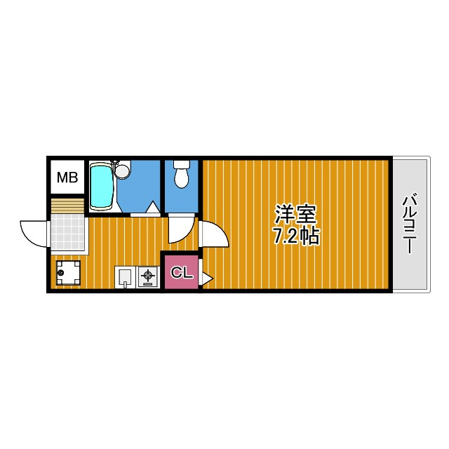 エイト富田林の間取り