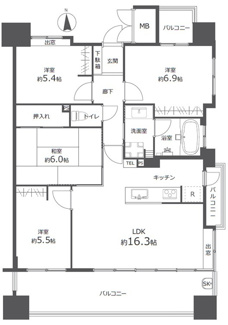 【間取り】 | スターアーク宇品神田緑華邸