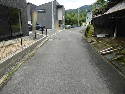 【前面道路含む現地写真】 | 広島市安佐北区口田南６丁目No.1