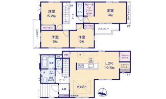 【間取り】 | 東広島市西条町助実字浄福寺