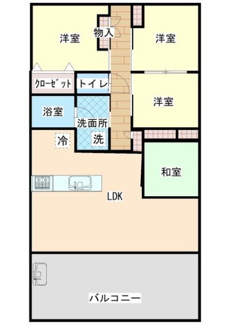 【間取り】 | ヴェルディ観音新町リバーフロント