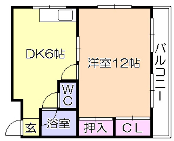 ハイランド松ヶ枝の間取り