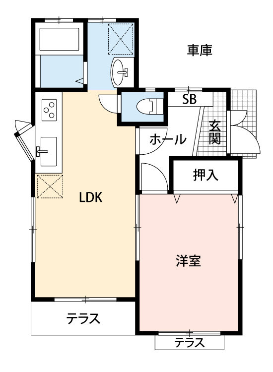 北町5丁目戸建の間取り