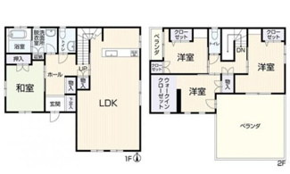 【間取り】 | 広島市佐伯区石内北１丁目 こころ
