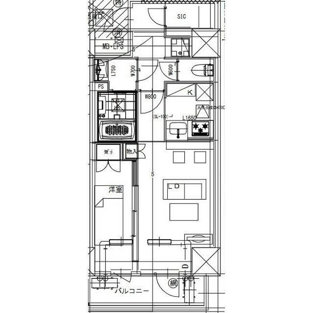 Ｌａ　Ｄｏｕｃｅｕｒ東神田の間取り