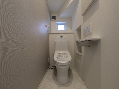 【トイレ】 | 【南区丹那町】制振構造＋省エネ基準適合。家事ラク設備が充実の住まい！