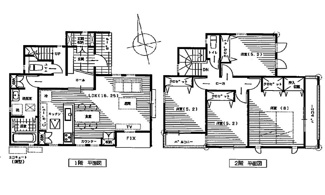 【間取り】 | 【南区丹那町】制振構造＋省エネ基準適合。家事ラク設備が充実の住まい！