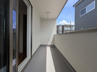 【バルコニー】 | 【府中町浜田本町】駐車2台可×1階18帖LDK＆和室のある省エネ住宅♪暮らし良い立地